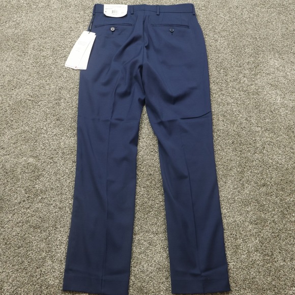 Calvin Klein Pants Mens 30x30 Blue Slim‎ Fit Jerome Stretch Dress Trousers New - Picture 1 of 14